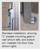 pictures of Folding Security Gates Houston