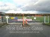 Electric Security Gates Commercial pictures